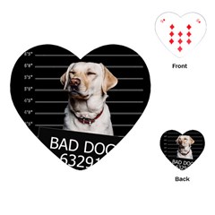 Bad dog Playing Cards (Heart) 