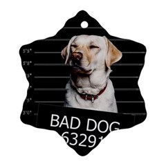 Bad dog Ornament (Snowflake)