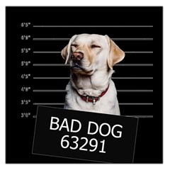 Bad dog Large Satin Scarf (Square)