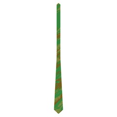 Brown Green Texture             Necktie by LalyLauraFLM