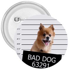 Bad Dog 3  Buttons by Valentinaart