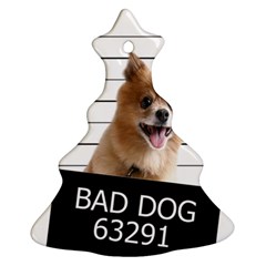 Bad Dog Ornament (christmas Tree)  by Valentinaart