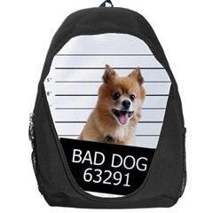 Bad Dog Backpack Bag by Valentinaart