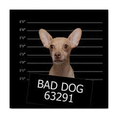 Bad Dog Tile Coasters by Valentinaart