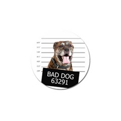 Bad Dog Golf Ball Marker by Valentinaart