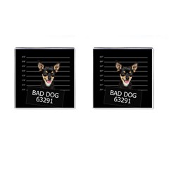 Bad Dog Cufflinks (square) by Valentinaart