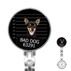 Bad Dog Stainless Steel Nurses Watch by Valentinaart