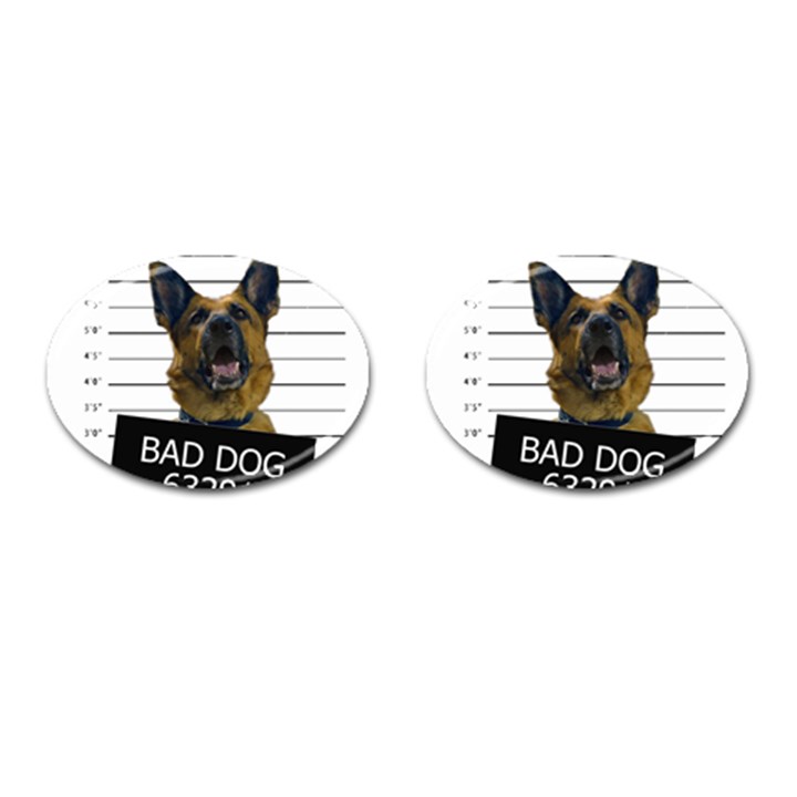 Bad dog Cufflinks (Oval)