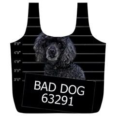 Bad Dog Full Print Recycle Bags (l)  by Valentinaart