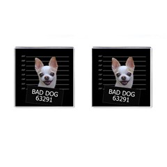 Bad Dog Cufflinks (square) by Valentinaart