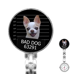 Bad Dog Stainless Steel Nurses Watch by Valentinaart