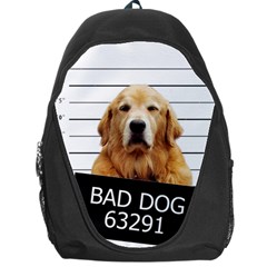 Bad Dog Backpack Bag by Valentinaart