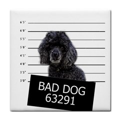 Bad Dog Tile Coasters