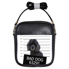 Bad Dog Girls Sling Bags by Valentinaart