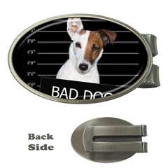 Bad Dog Money Clips (oval)  by Valentinaart