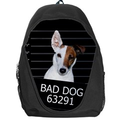 Bad Dog Backpack Bag by Valentinaart