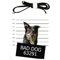 Bad Dog Shoulder Sling Bags by Valentinaart