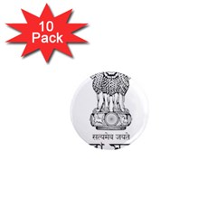 Seal Of Indian State Of Tripura 1  Mini Magnet (10 Pack)  by abbeyz71