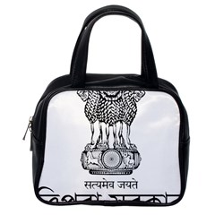Seal Of Indian State Of Tripura Classic Handbags (one Side)
