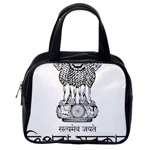 Seal of Indian State of Tripura Classic Handbags (One Side) Front