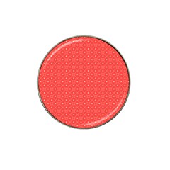 Decorative Retro Hearts Pattern  Hat Clip Ball Marker (4 Pack) by TastefulDesigns