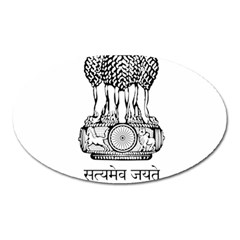 Seal Of Indian State Of Tripura Oval Magnet by abbeyz71