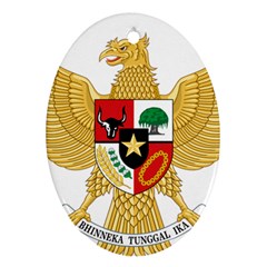 National Emblem Of Indonesia  Ornament (oval) by abbeyz71