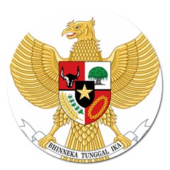 National Emblem Of Indonesia  Magnet 5  (round) by abbeyz71