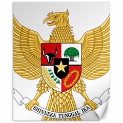 National Emblem Of Indonesia  Canvas 16  X 20   by abbeyz71