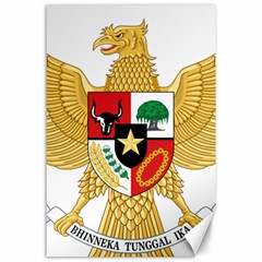 National Emblem Of Indonesia  Canvas 24  X 36  by abbeyz71