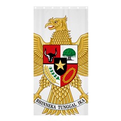 National Emblem Of Indonesia  Shower Curtain 36  X 72  (stall)  by abbeyz71