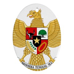 National Emblem Of Indonesia  Ornament (oval) by abbeyz71