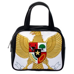 National Emblem Of Indonesia  Classic Handbags (one Side) by abbeyz71