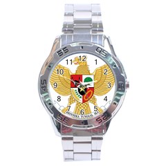 National Emblem Of Indonesia  Stainless Steel Analogue Watch by abbeyz71