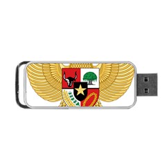 National Emblem Of Indonesia  Portable Usb Flash (one Side) by abbeyz71