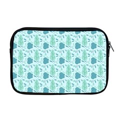 Flowers And Leaves Pattern Apple Macbook Pro 17  Zipper Case by TastefulDesigns