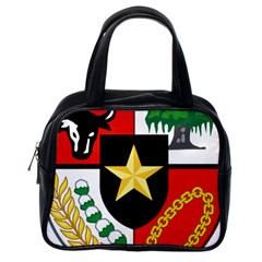 Shield Of National Emblem Of Indonesia Classic Handbags (one Side)