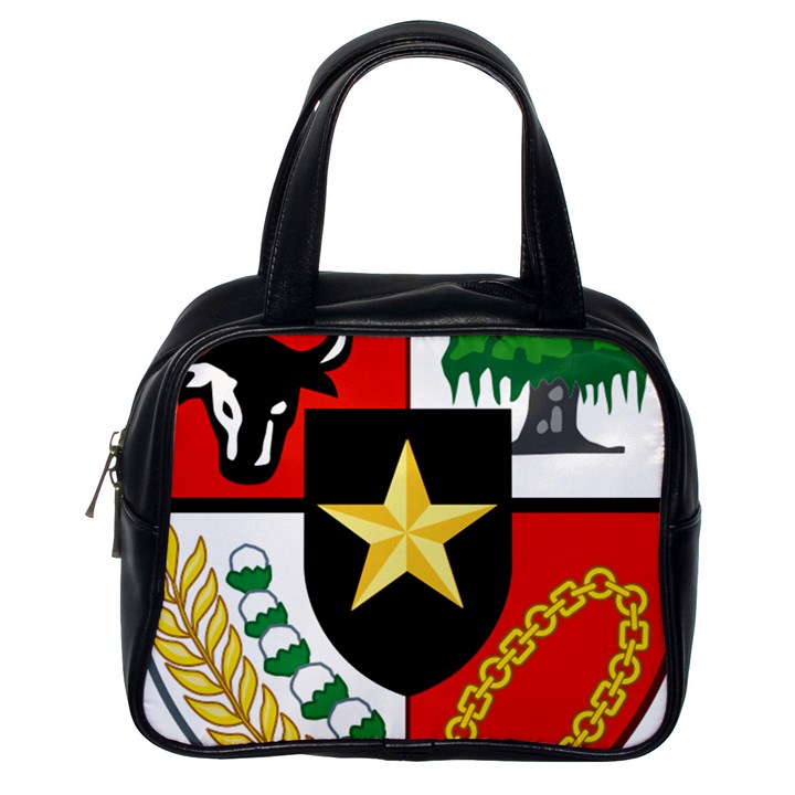 Shield of National Emblem of Indonesia Classic Handbags (One Side)