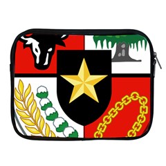 Shield Of National Emblem Of Indonesia Apple Ipad 2/3/4 Zipper Cases by abbeyz71