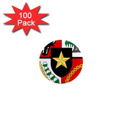 Shield Of National Emblem Of Indonesia  1  Mini Magnets (100 Pack)  by abbeyz71