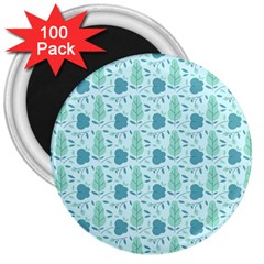 Seamless Floral Background  3  Magnets (100 Pack) by TastefulDesigns