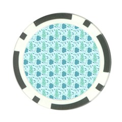 Seamless Floral Background  Poker Chip Card Guard (10 Pack) by TastefulDesigns