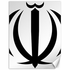Emblem Of Iran Canvas 12  X 16   by abbeyz71