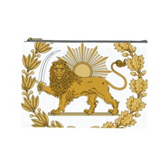 Lion & Sun Emblem Of Persia (iran) Cosmetic Bag (large)  by abbeyz71