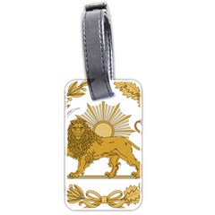 Lion & Sun Emblem Of Persia (iran) Luggage Tags (two Sides) by abbeyz71