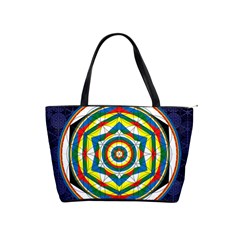 Flower Of Life Universal Mandala Shoulder Handbags