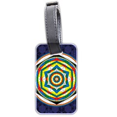 Flower Of Life Universal Mandala Luggage Tags (Two Sides)