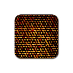 Fond 3d Rubber Square Coaster (4 pack) 