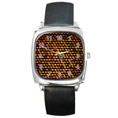 Fond 3d Square Metal Watch