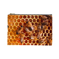 Honey Bees Cosmetic Bag (Large) 